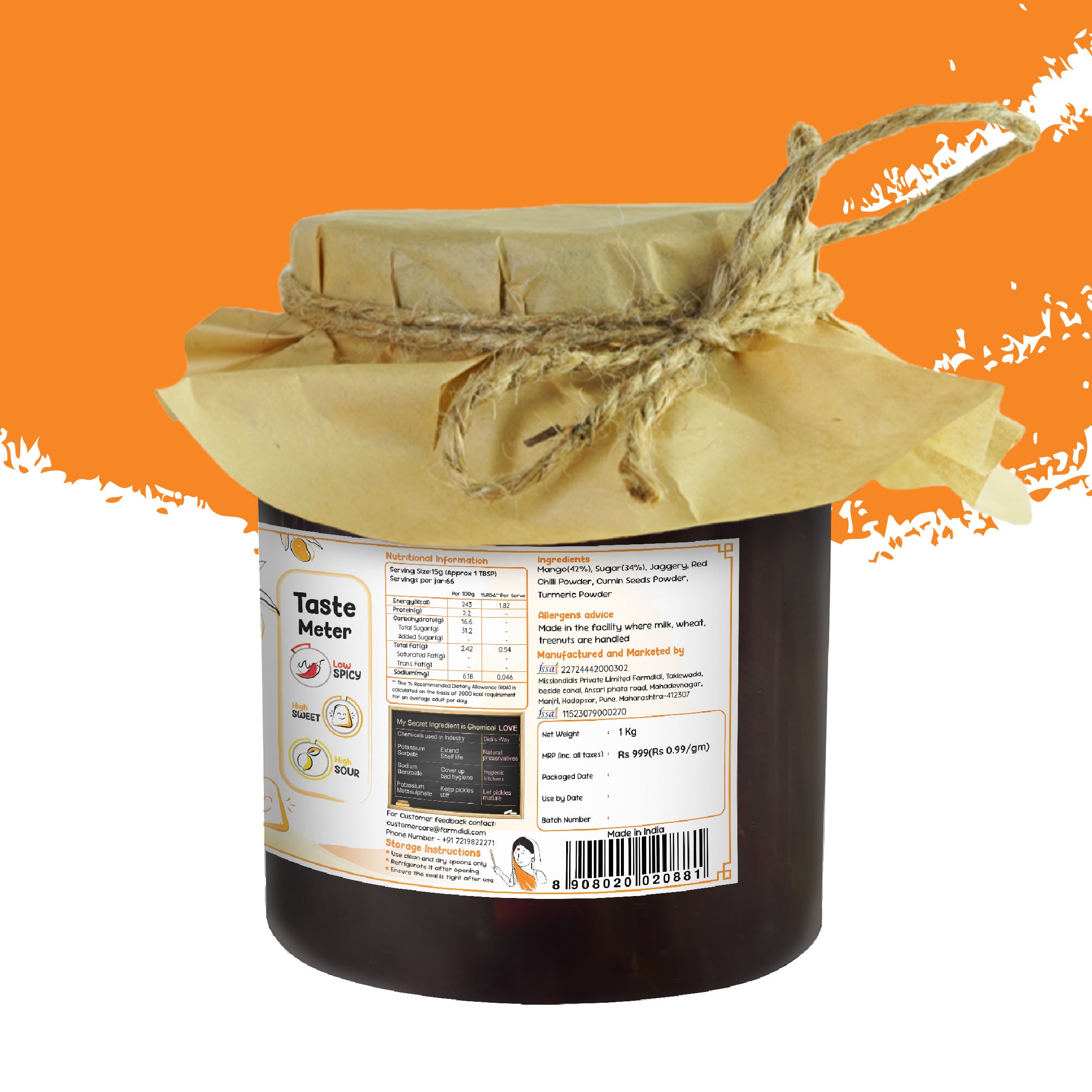 Madhur Pure Andhra Sanaga Mango Pickle main image 0