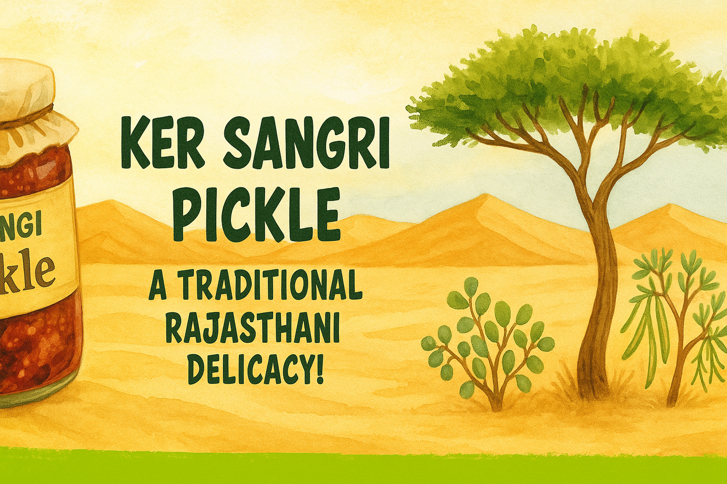 Ker Sangri Pickle: A Traditional Rajasthani Delicacy!