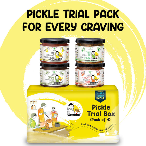 Pickles trial pack | Pack of 4 (75g each)