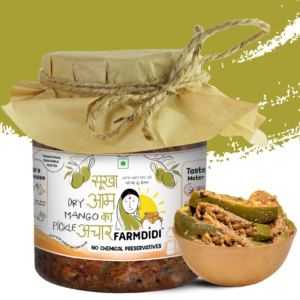 
                  
                    Dry mango pickle
                  
                