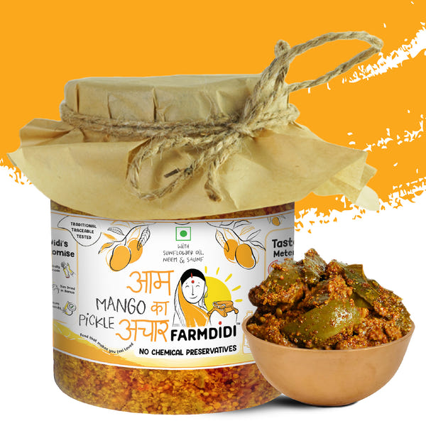 homemade mango pickle 