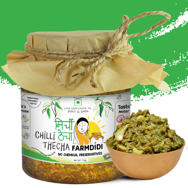 Green Chilli Thecha
