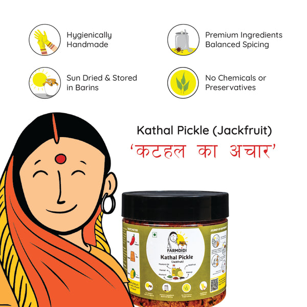 Jackfruit Pickle | Kathal ka Achar