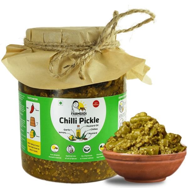 Green chili pickle