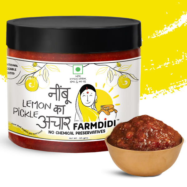 Crushed Lemon Pickle | Nimbu ka Achar