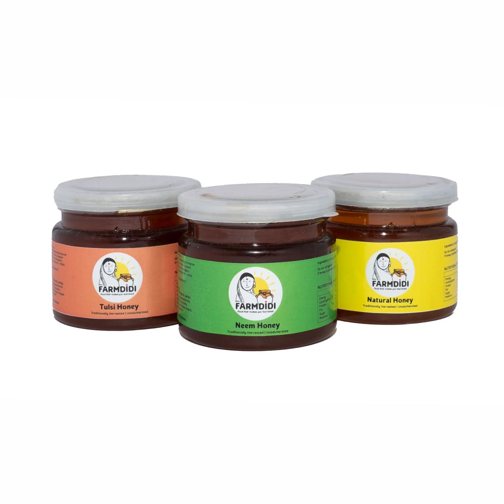 Trial pack of honey | Pack of 3 (50g each)