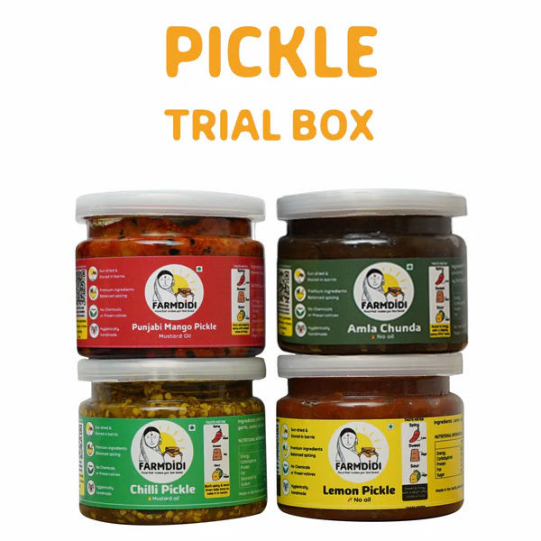 Pickles trial pack | Pack of 4 (75g each)