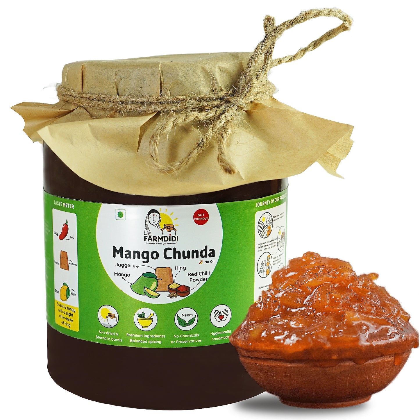 Mango chunda chutney, Aam ka chunda, Indian chutney from Farmdidi