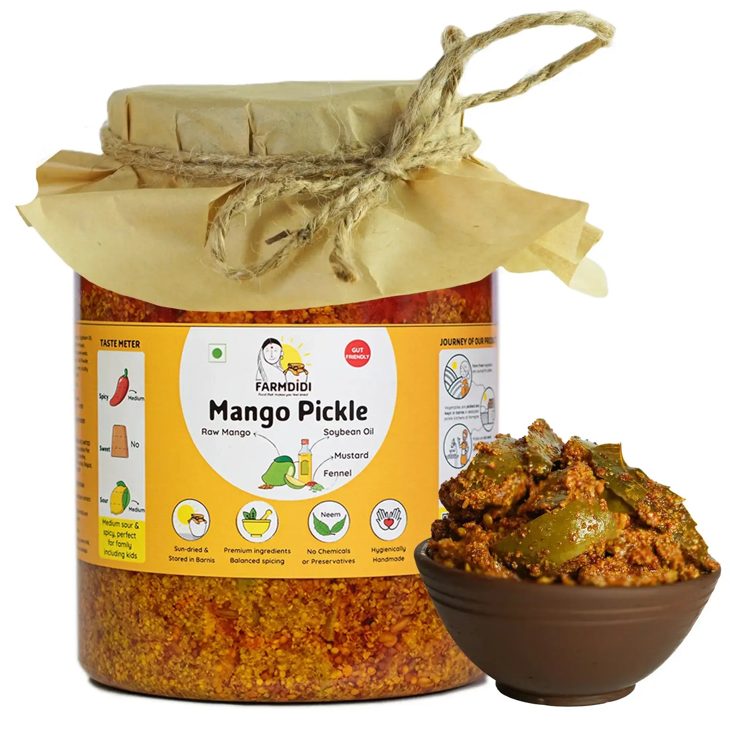 Punjabi Mango Pickle | North Indian Mango Pickle – www.farmdidi.com