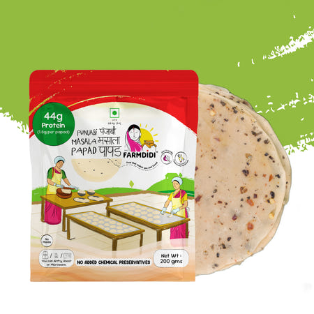 Punjabi Masala Papad with Urad Dal