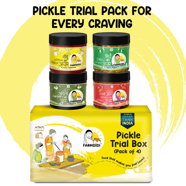 Pickles trial pack | Pack of 4 (75g each)