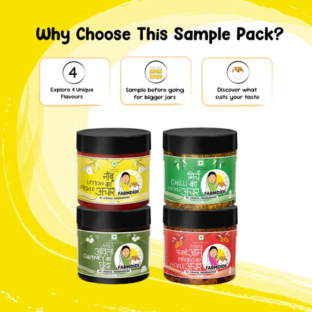 Pickles trial pack | Pack of 4 (75g each)