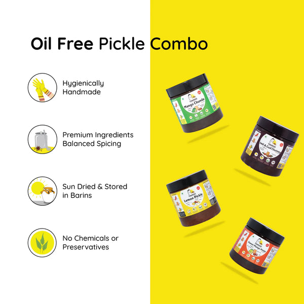 Oil-free pickle pack, Farmdidi, 4 pack, 325g each