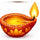 2 × Handpainted Mud Diyas