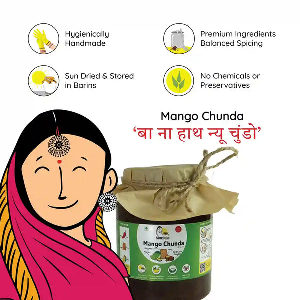 Mango chunda chutney, Aam ka chunda, Indian chutney from Farmdidi