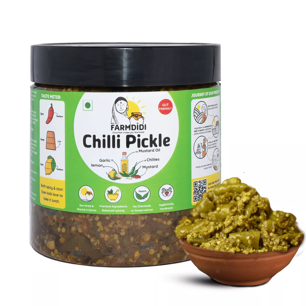 
                  
                    Green Chilli Pickle | Hari Mirch ka Achar
                  
                
