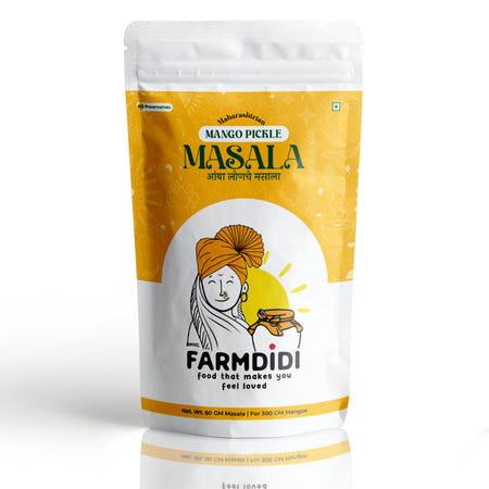 Farmdidi Mango Pickle Masala on a white background