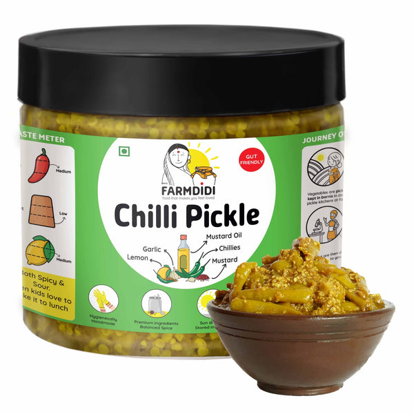 Green Chilli Pickle | Hari Mirch ka Achar