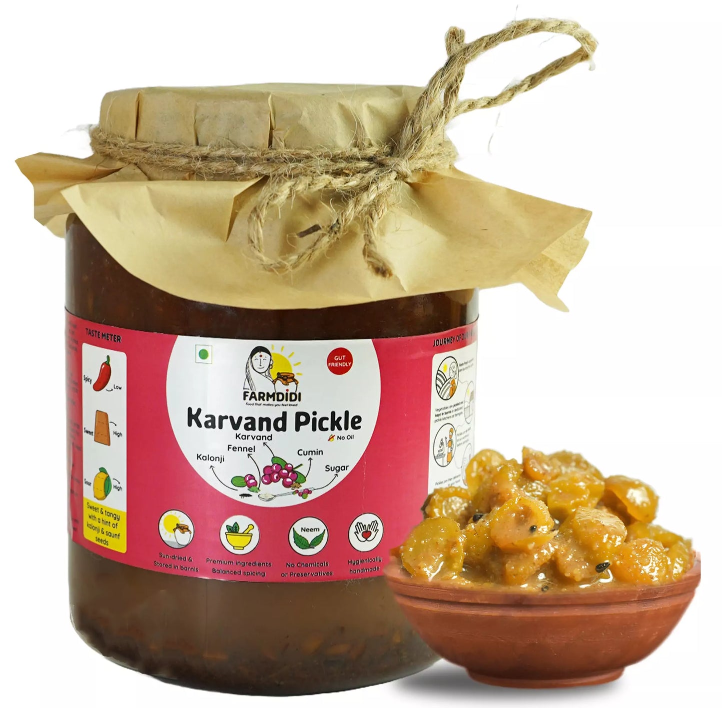 
                  
                    Karonda sweet pickle | Karvand achar
                  
                