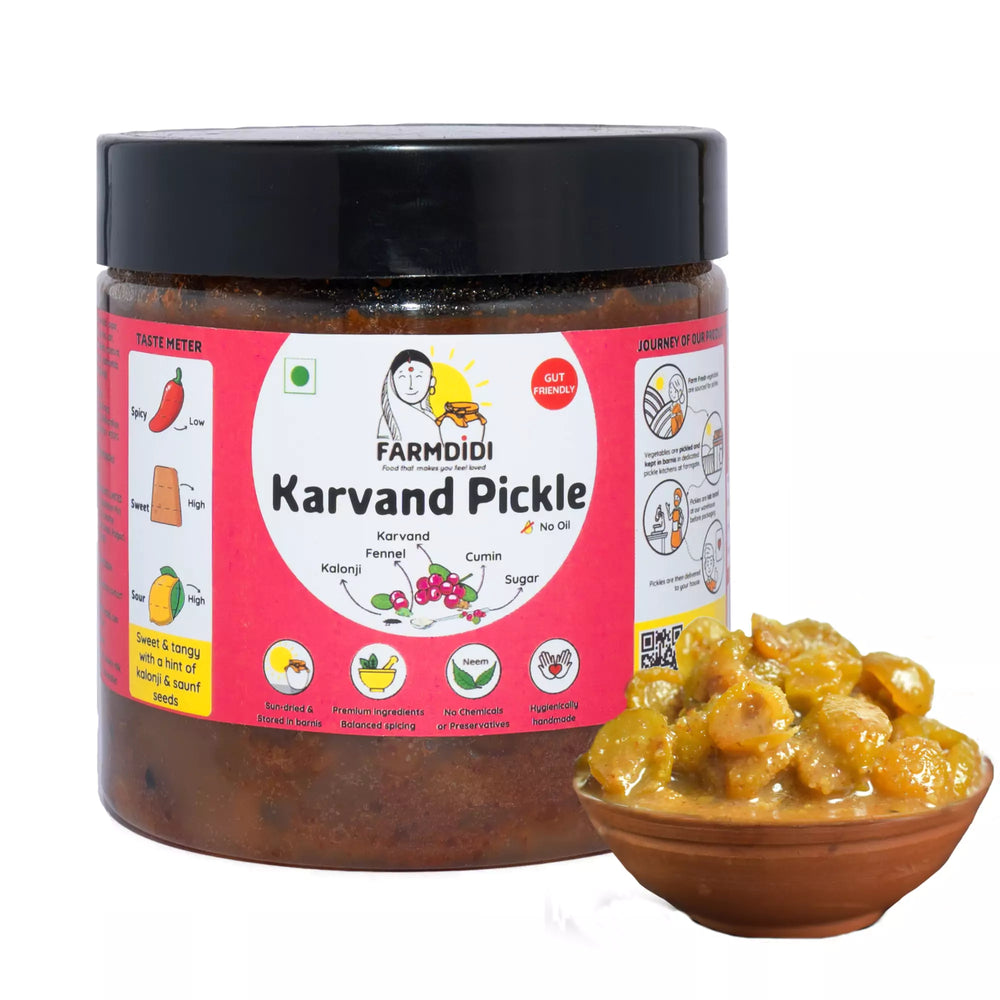 
                  
                    Karonda sweet pickle | Karvand achar
                  
                