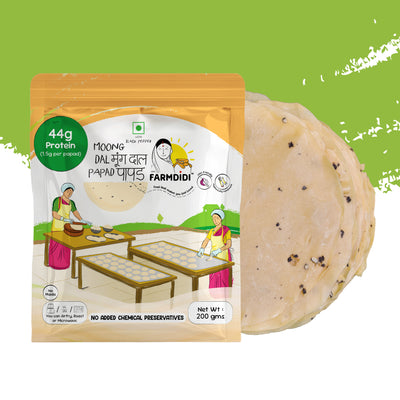 Moong Daal Papad with Black Pepper