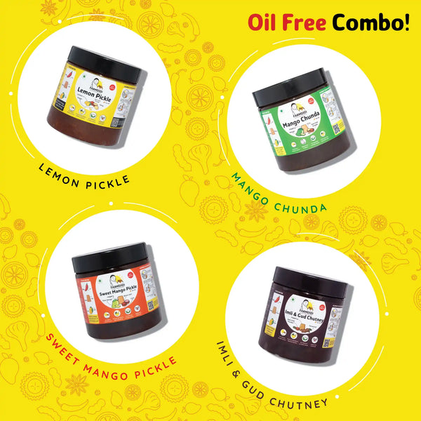 Oil-free pickle pack, Farmdidi, 4 pack, 325g each