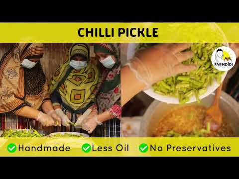 
                  
                    Load and play video in Gallery viewer, Green Chilli Pickle | Hari Mirch ka Achar
                  
                