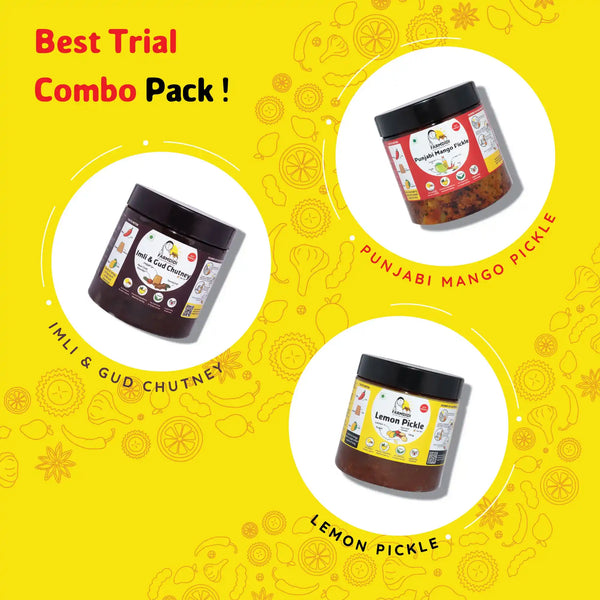 Best seller pickle trial combo, Farmdidi, 3 pack, 325g each