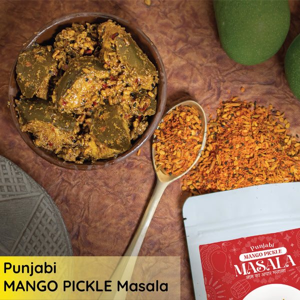 Coarse texture of FarmDidi Punjabi Mango Pickle Masala
