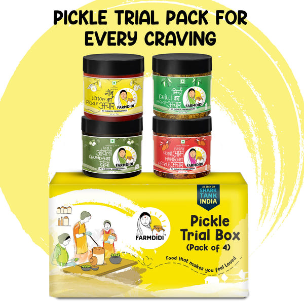 Pickles trial pack | Pack of 4 (75g each)
