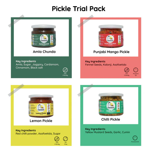 
                  
                    Trial pack by FarmDidi. 75 grams each. Pack of four
                  
                